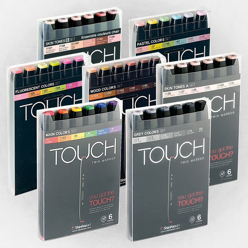 ShinHan Touch Twin Marker 6er-Sets