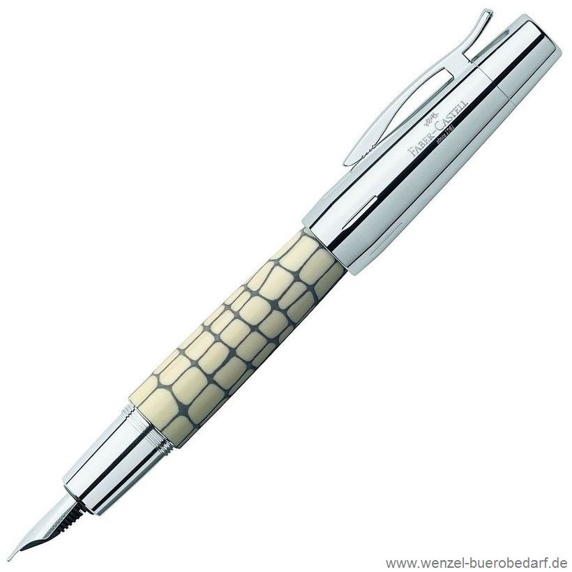 Faber Castell Füllfederhalter E-Motion Edelharz Kroko