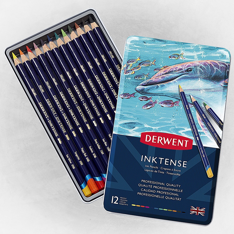 Derwent Inktense Aquarellstifte 12