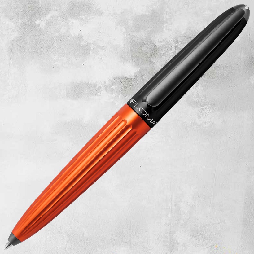 Diplomat Kugelschreiber Aero schwarz-orange