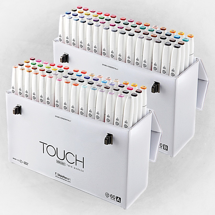 Shinhan Touch Brush Marker 60er-Sets