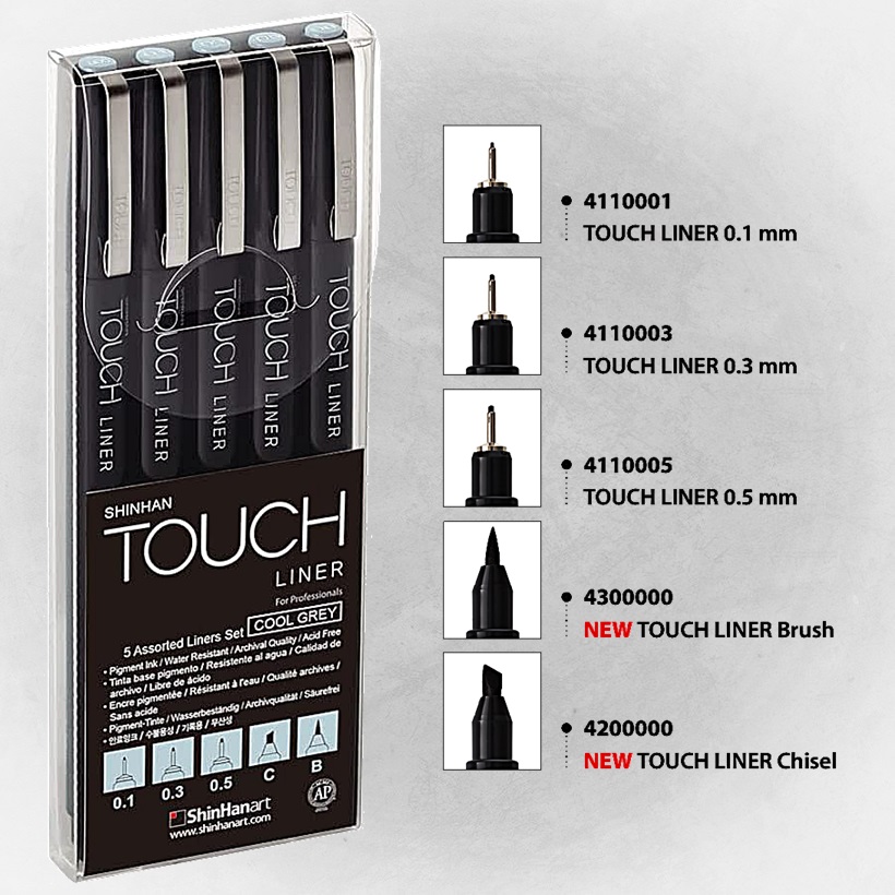 ShinHan Touch Liner Cool Grey
