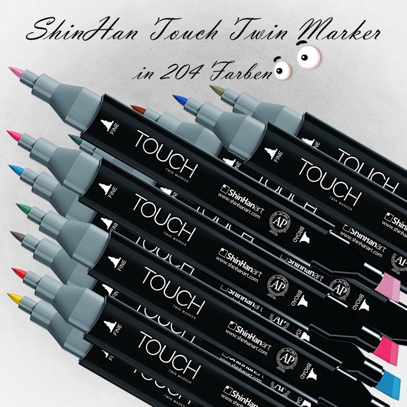  ShinHan Touch Twin Brush Markers Light Orange R140