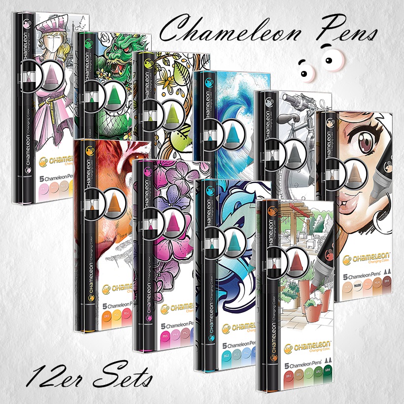 Chameleon Pens 5er Sets