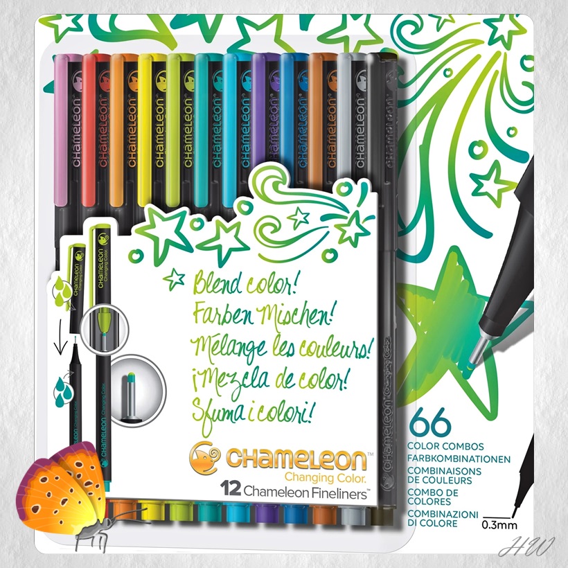 Chameleon Fineliner Bright Colors