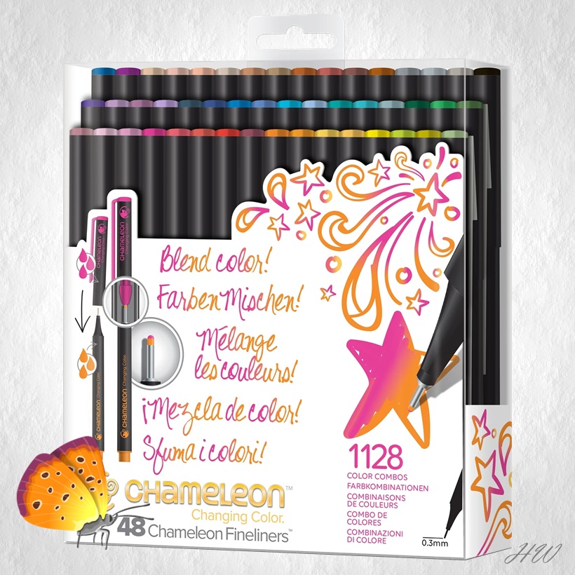 Chameleon Fineliner Brilliant Colors